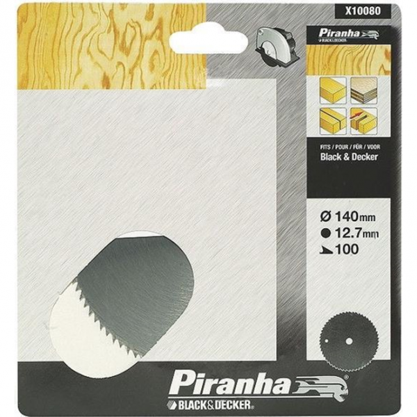 Piranha | Cirkelzaagblad | 140×12.7mm | X10080-XJ – Black Direct